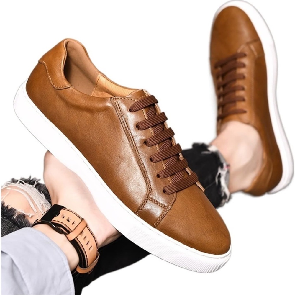 No Boundaries Mens Casual Lace Up Sneakers 🤎